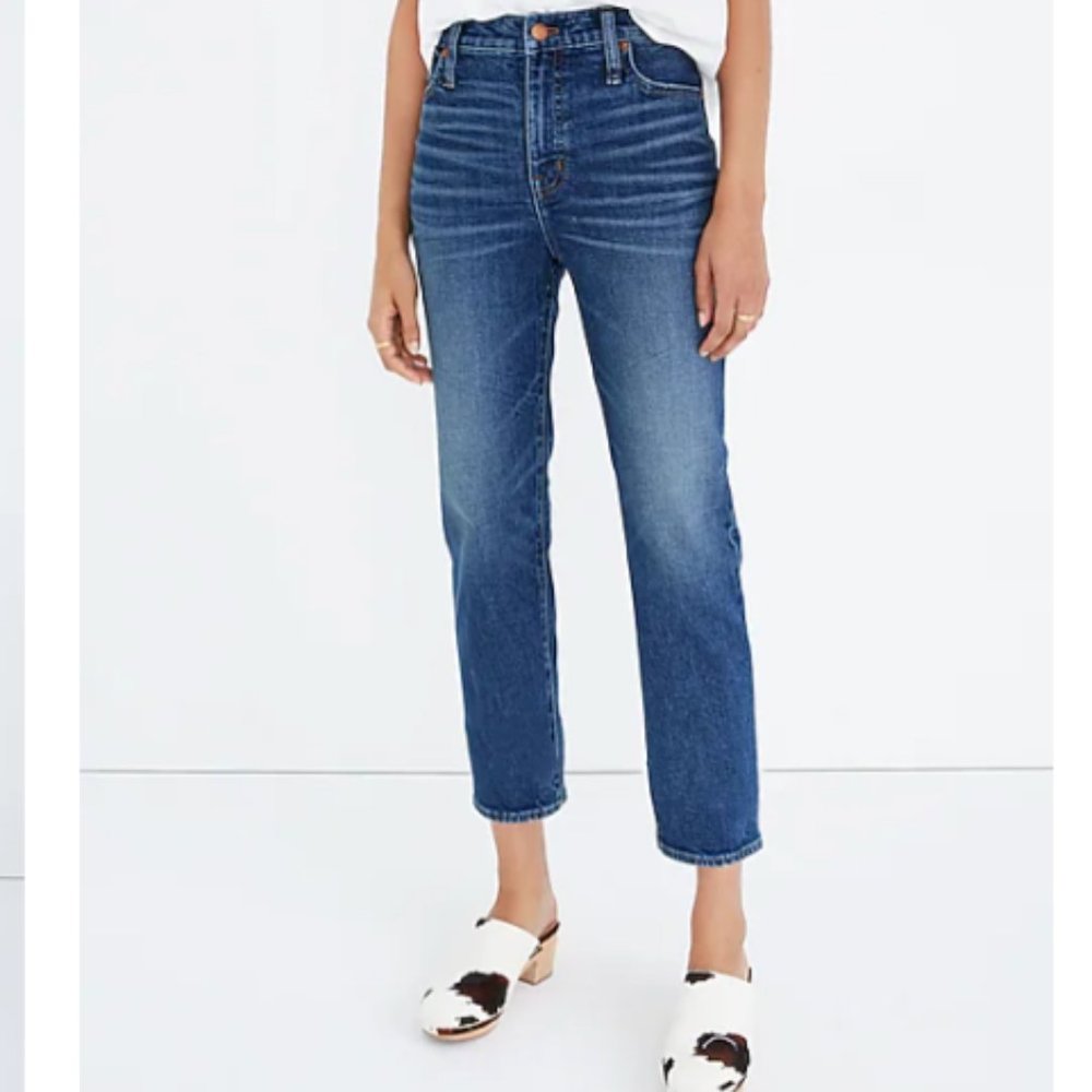 Madewell Mid-Rise Classic Straight Jeans